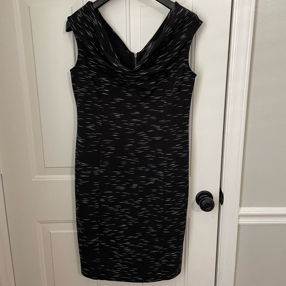Ann Taylor Black and White Dress size 8